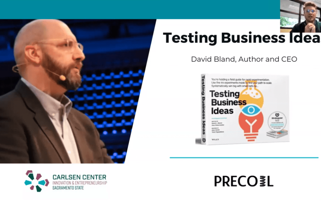 Testing – Business – Ideas With Strategyzer’s David Bland